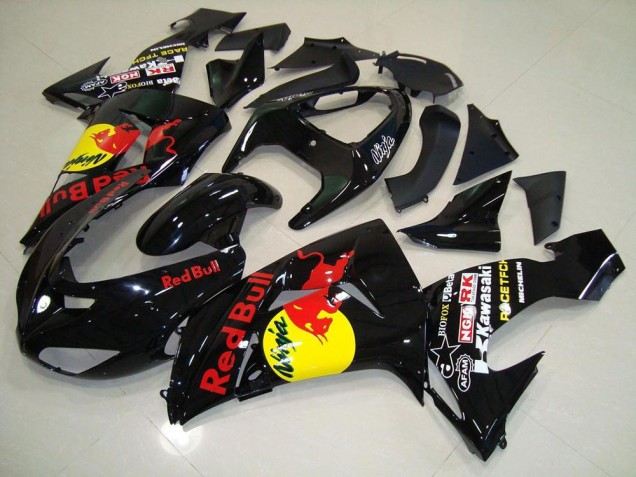 2006-2007 Red Bull Kawasaki ZX10R Motorcycle Replacement Fairings for Sale 2006-2007 Red Bull Kawasaki ZX10R Motorcycle Replacement Fairings for Sale