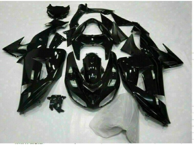 2006-2007 Glossy Black Kawasaki ZX10R Motorcycle Replacement Fairings for Sale 2006-2007 Glossy Black Kawasaki ZX10R Motorcycle Replacement Fairings for Sale