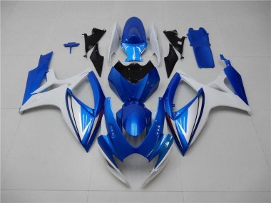 2006-2007 Blue White Suzuki GSXR 600/750 Motorcycle Bodywork for Sale