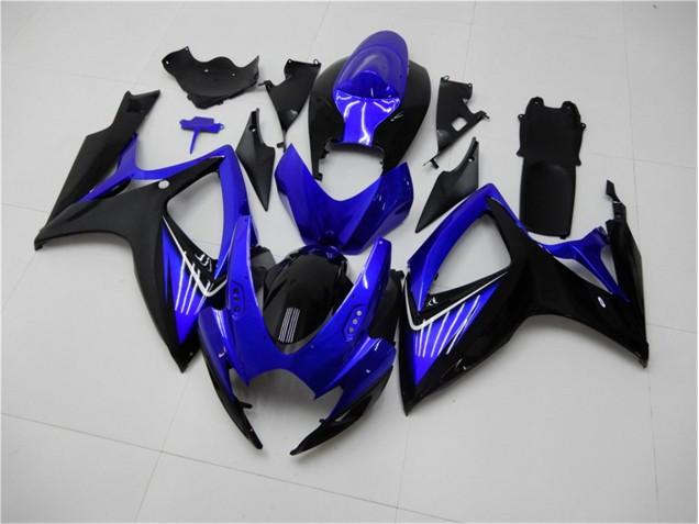 2006-2007 Blue Black Suzuki GSXR 600/750 Replacement Fairings & Bodywork for Sale 2006-2007 Blue Black Suzuki GSXR 600/750 Replacement Fairings & Bodywork for Sale