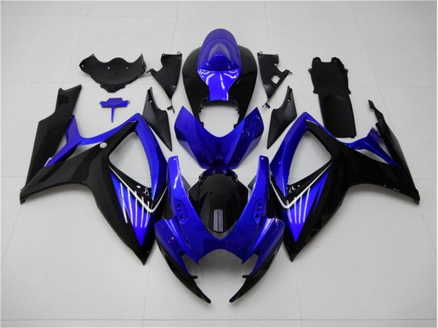 2006-2007 Blue Black Suzuki GSXR 600/750 Replacement Fairings & Bodywork for Sale 2006-2007 Blue Black Suzuki GSXR 600/750 Replacement Fairings & Bodywork for Sale
