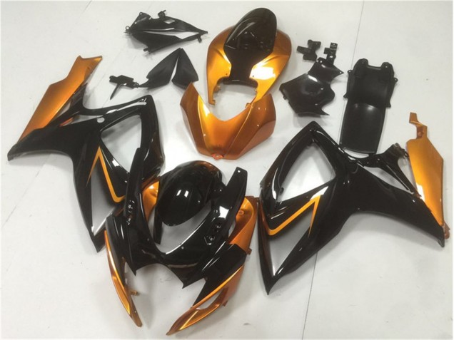 2006-2007 Black Orange Suzuki GSXR 600/750 Motor Fairings for Sale 2006-2007 Black Orange Suzuki GSXR 600/750 Motor Fairings for Sale