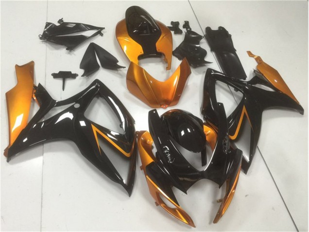 2006-2007 Black Orange Suzuki GSXR 600/750 Motor Fairings for Sale