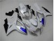 2006-2007 White Blue Suzuki GSXR 600/750 Motorcylce Fairings for Sale 2006-2007 White Blue Suzuki GSXR 600/750 Motorcylce Fairings for Sale