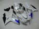 2006-2007 White Blue Suzuki GSXR 600/750 Motorcylce Fairings for Sale 2006-2007 White Blue Suzuki GSXR 600/750 Motorcylce Fairings for Sale