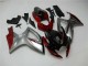 2006-2007 Red Silver Suzuki GSXR 600/750 Bike Fairing Kit for Sale 2006-2007 Red Silver Suzuki GSXR 600/750 Bike Fairing Kit for Sale