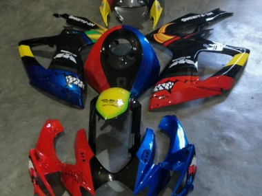 2006-2007 Red Blue Suzuki GSXR 600/750 Motorbike Fairing for Sale