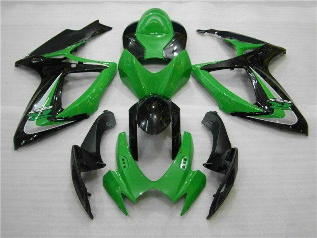 2006-2007 Green Suzuki GSXR 600/750 Motorbike Fairings for Sale 2006-2007 Green Suzuki GSXR 600/750 Motorbike Fairings for Sale