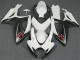 2006-2007 White Suzuki GSXR 600/750 Motorcycle Fairing Kits for Sale 2006-2007 White Suzuki GSXR 600/750 Motorcycle Fairing Kits for Sale