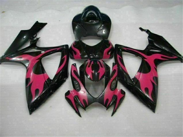 2006-2007 Black Suzuki GSXR 600/750 Bike Fairing Kit & Bodywork for Sale 2006-2007 Black Suzuki GSXR 600/750 Bike Fairing Kit & Bodywork for Sale