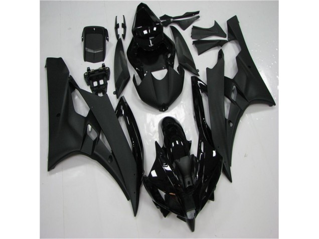 2006-2007 Black Yamaha YZF R6 Motorcycle Bodywork for Sale 2006-2007 Black Yamaha YZF R6 Motorcycle Bodywork for Sale