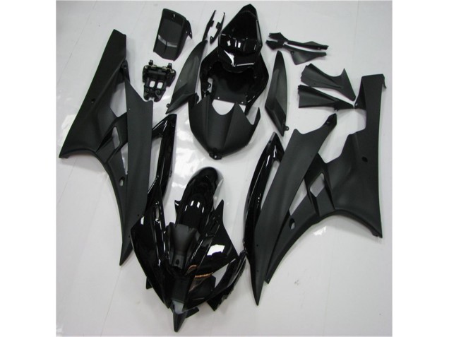 2006-2007 Black Yamaha YZF R6 Motorcycle Bodywork for Sale 2006-2007 Black Yamaha YZF R6 Motorcycle Bodywork for Sale