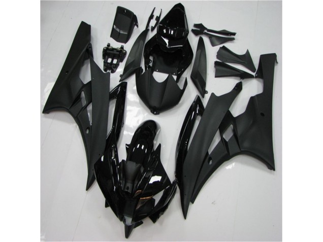 2006-2007 Black Yamaha YZF R6 Motorcycle Bodywork for Sale