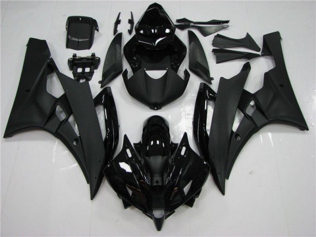 2006-2007 Black Yamaha YZF R6 Motorcycle Bodywork for Sale 2006-2007 Black Yamaha YZF R6 Motorcycle Bodywork for Sale