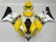 2006-2007 Yellow White Black Yamaha YZF R6 Motorbike Fairing Kits for Sale