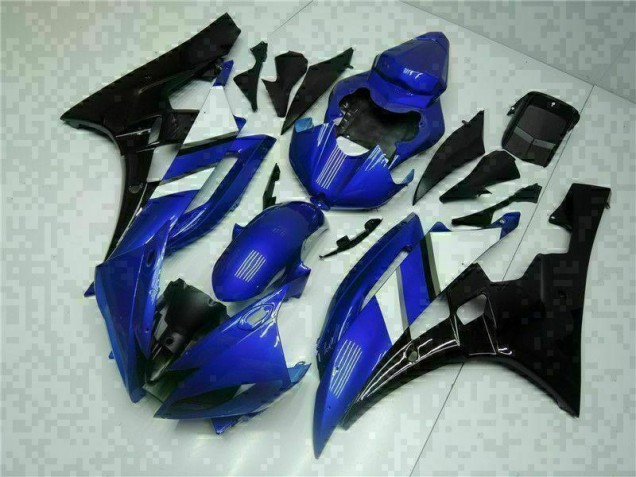 2006-2007 Blue Black Yamaha YZF R6 Motorcycle Fairing Kit for Sale 2006-2007 Blue Black Yamaha YZF R6 Motorcycle Fairing Kit for Sale