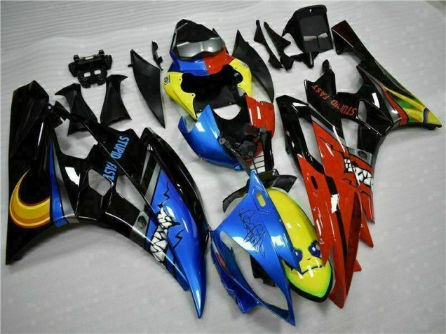2006-2007 Yellow Blue Red Yamaha YZF R6 Motorcycle Fairings Kit for Sale 2006-2007 Yellow Blue Red Yamaha YZF R6 Motorcycle Fairings Kit for Sale