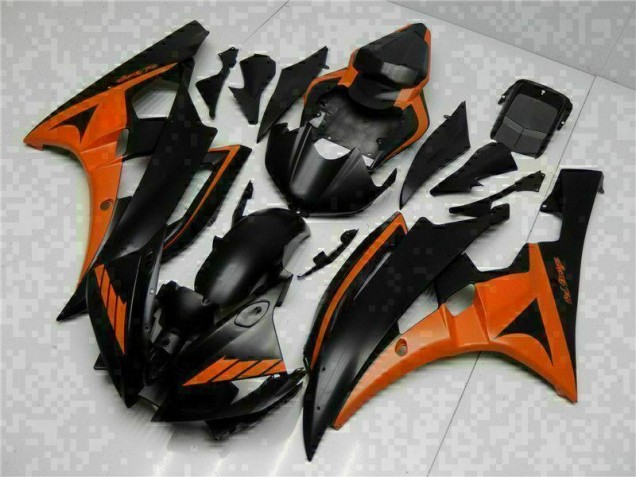 2006-2007 Orange Black Yamaha YZF R6 Bike Fairing for Sale 2006-2007 Orange Black Yamaha YZF R6 Bike Fairing for Sale