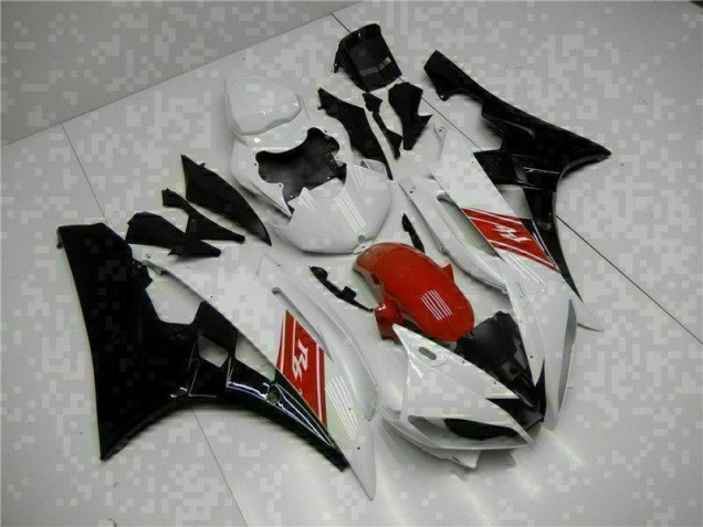2006-2007 White Black Yamaha YZF R6 Motorbike Fairing for Sale 2006-2007 White Black Yamaha YZF R6 Motorbike Fairing for Sale
