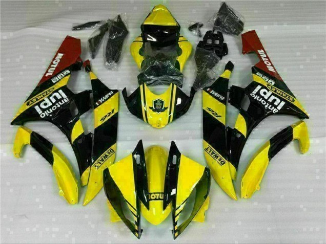 2006-2007 Yellow Yamaha YZF R6 Motor Bike Fairings for Sale 2006-2007 Yellow Yamaha YZF R6 Motor Bike Fairings for Sale