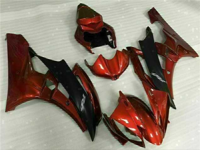 2006-2007 Red Yamaha YZF R6 Replacement Motorcycle Fairings for Sale 2006-2007 Red Yamaha YZF R6 Replacement Motorcycle Fairings for Sale