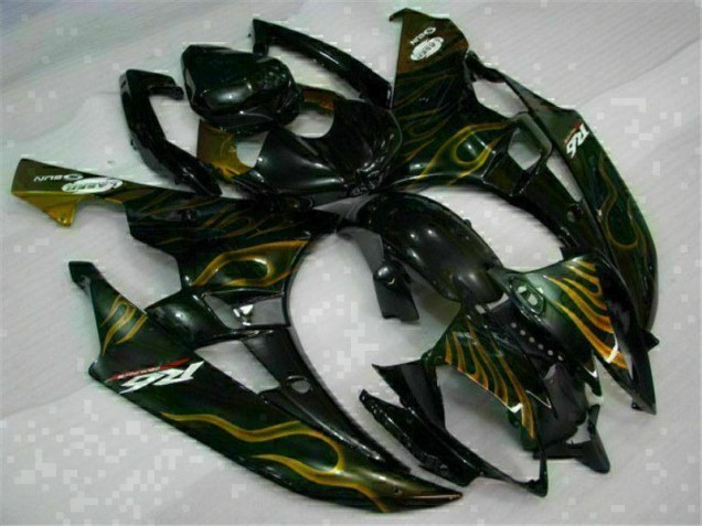 2006-2007 Black Yamaha YZF R6 Bike Fairing Kit for Sale 2006-2007 Black Yamaha YZF R6 Bike Fairing Kit for Sale
