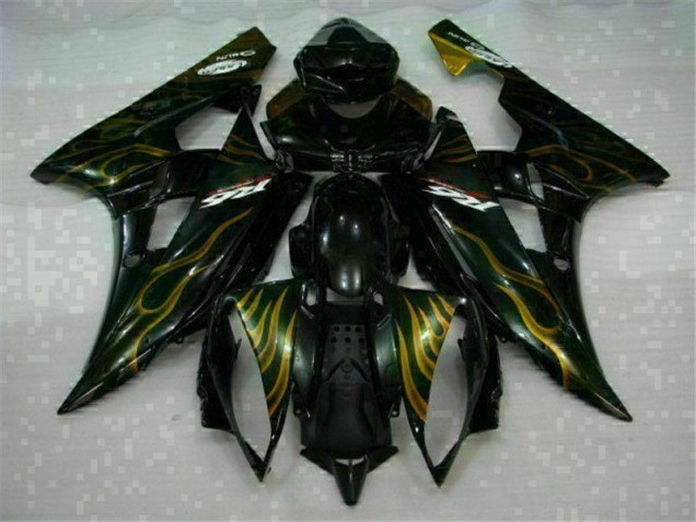 2006-2007 Black Yamaha YZF R6 Bike Fairing Kit for Sale 2006-2007 Black Yamaha YZF R6 Bike Fairing Kit for Sale