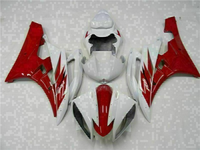 2006-2007 Red White Yamaha YZF R6 Motorcycle Bodywork for Sale 2006-2007 Red White Yamaha YZF R6 Motorcycle Bodywork for Sale