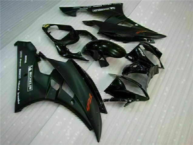 2006-2007 Black Yamaha YZF R6 Motorbike Fairing Kits for Sale 2006-2007 Black Yamaha YZF R6 Motorbike Fairing Kits for Sale