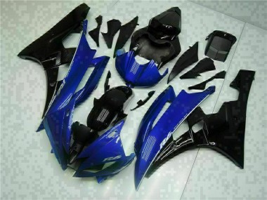 2006-2007 Blue Black Yamaha YZF R6 Motorcycle Replacement Fairings for Sale