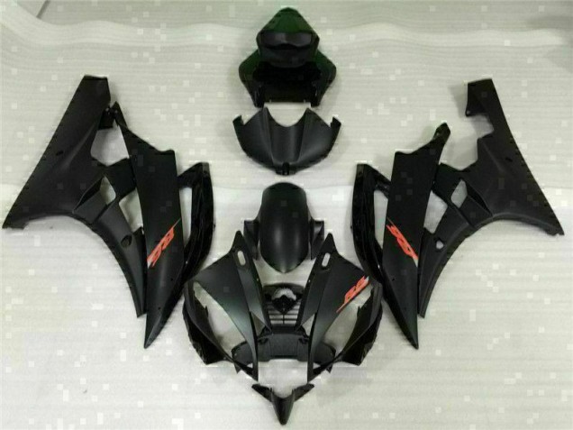 2006-2007 Black Yamaha YZF R6 Replacement Fairings for Sale 2006-2007 Black Yamaha YZF R6 Replacement Fairings for Sale