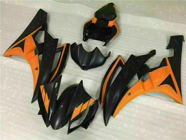 2006-2007 Yellow Yamaha YZF R6 Motorcycle Fairings Kit for Sale