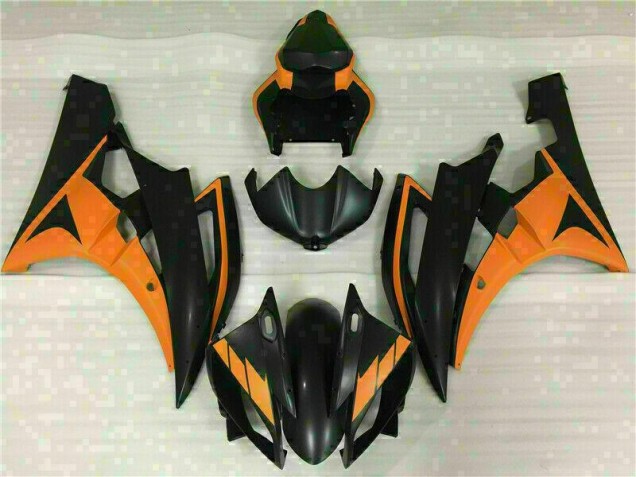 2006-2007 Yellow Yamaha YZF R6 Motorcycle Fairings Kit for Sale