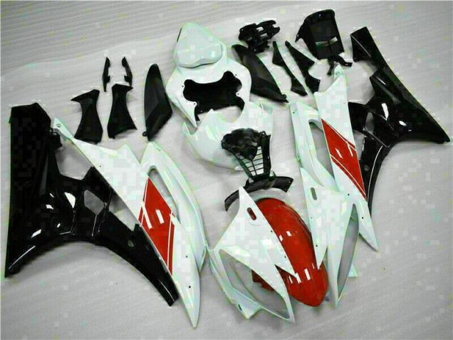 2006-2007 White Yamaha YZF R6 Replacement Motorcycle Fairings for Sale 2006-2007 White Yamaha YZF R6 Replacement Motorcycle Fairings for Sale