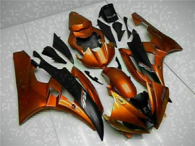 2006-2007 Orange Yamaha YZF R6 Motorbike Fairing Kits for Sale 2006-2007 Orange Yamaha YZF R6 Motorbike Fairing Kits for Sale