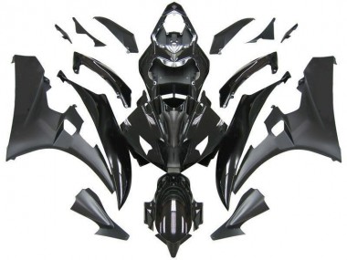 2006-2007 Contrast Black Yamaha YZF R6 Bike Fairings for Sale