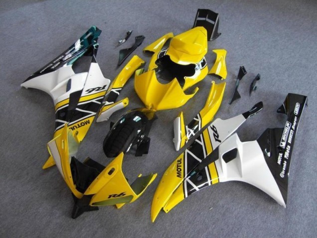2006-2007 Yellow Black Yamaha YZF R6 Replacement Fairings for Sale 2006-2007 Yellow Black Yamaha YZF R6 Replacement Fairings for Sale