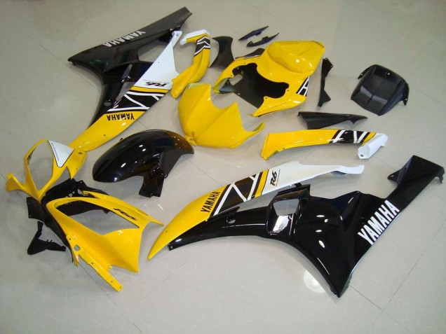 2006-2007 Yellow Yamaha YZF R6 Motorcycle Fairing for Sale 2006-2007 Yellow Yamaha YZF R6 Motorcycle Fairing for Sale