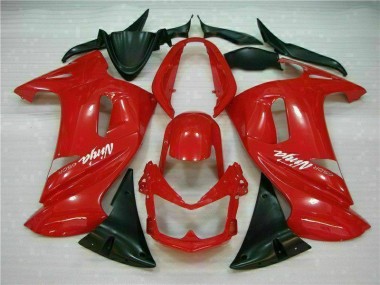 2006-2008 Glossy Red Kawasaki EX650 Motorbike Fairing for Sale