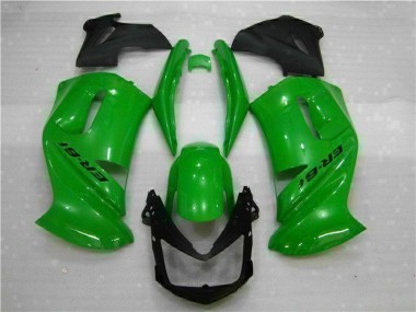 2006-2008 Green Kawasaki EX650 Motorcycle Fairing Kit for Sale