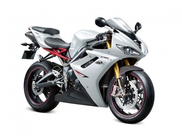 2006-2008 White Black Triumph Daytona 675 Triple Motorbike Fairings for Sale