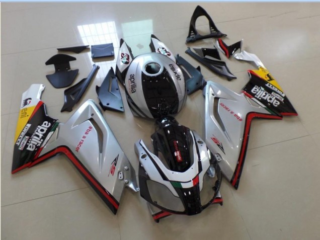 2006-2011 Silver Black Red Aprilia RS125 Motorbike Fairings for Sale