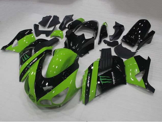 2006-2011 Green Monster Kawasaki ZX14R ZZR1400 Motorbike Fairing for Sale 2006-2011 Green Monster Kawasaki ZX14R ZZR1400 Motorbike Fairing for Sale