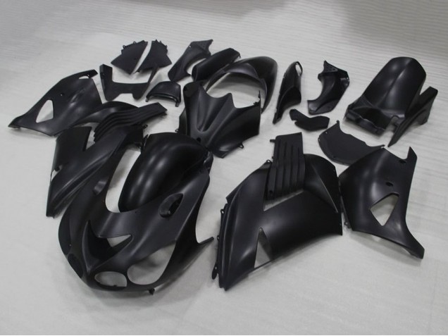 2006-2011 Matte Black Kawasaki ZX14R ZZR1400 Bike Fairing for Sale