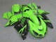 2006-2011 Green Black Kawasaki ZX14R ZZR1400 Bike Fairings for Sale