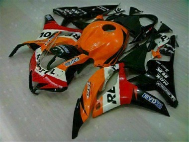 2007-2008 Orange Black Repsol Honda CBR600RR Motorcycle Replacement Fairings for Sale