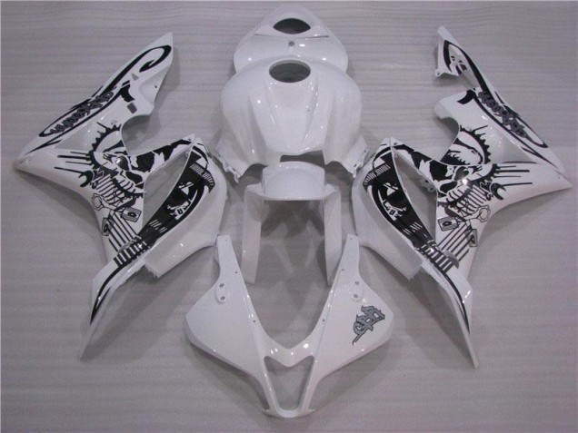 2007-2008 Black White Honda CBR600RR Replacement Motorcycle Fairings for Sale 2007-2008 Black White Honda CBR600RR Replacement Motorcycle Fairings for Sale