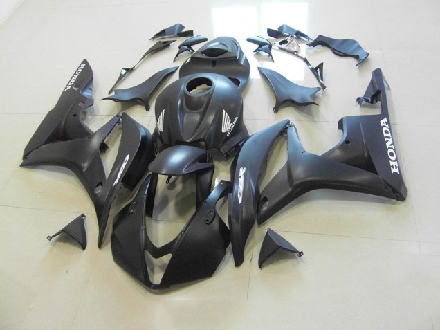 2007-2008 Matte Black Race Version Honda CBR600RR Motorbike Fairing Kits for Sale 2007-2008 Matte Black Race Version Honda CBR600RR Motorbike Fairing Kits for Sale