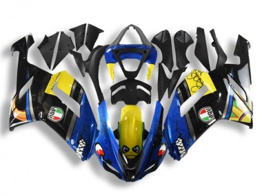 2007-2008 Blue Shark Kawasaki ZX6R Replacement Motorcycle Fairings for Sale