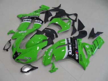 2007-2008 Green Arrow Kawasaki ZX6R Motorbike Fairing Kits for Sale